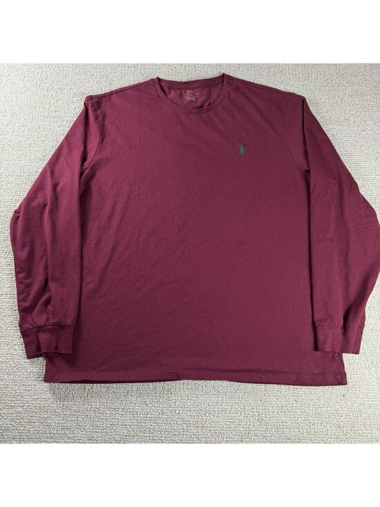 Polo Ralph Lauren Other - Polo Ralph Lauren Long Sleeve T-Shirt Maroon Men’s Size XL